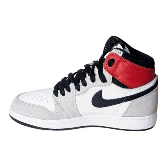 NIKE Air Jordan 1 Retro High 'Smokey Grey' Sneakers Size 6 - Picture 6 of 9